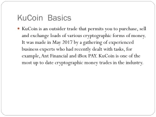 kucoin basics
