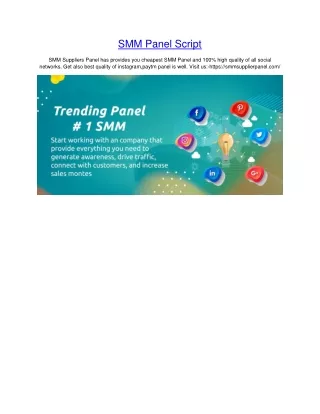 smm panel script