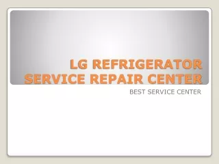 LG Refrigerator Service Center in Hyderabad