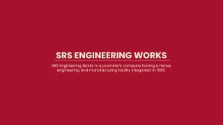 SRS Engineering Works | Machining Job Work in Chennai