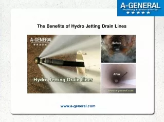 Advantages of Hydro Jetting Drain Lines