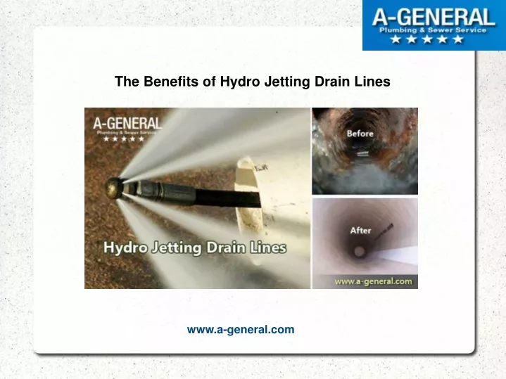 the benefits of hydro jetting drain lines