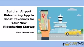 build an airport ridesharing app to boost revenues for your new ridesharing startup
