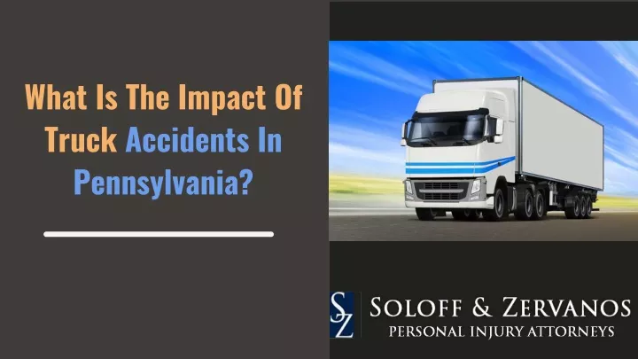 what is the impact of truck accidents