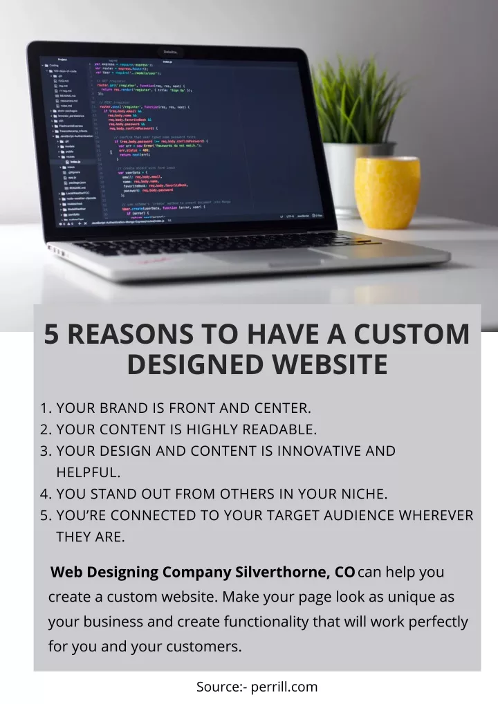 5 reasons to have a custom designed website