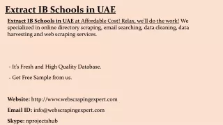 extract ib schools in uae