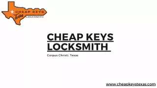 Get Best Locksmith Service | Cheap Keys Texas