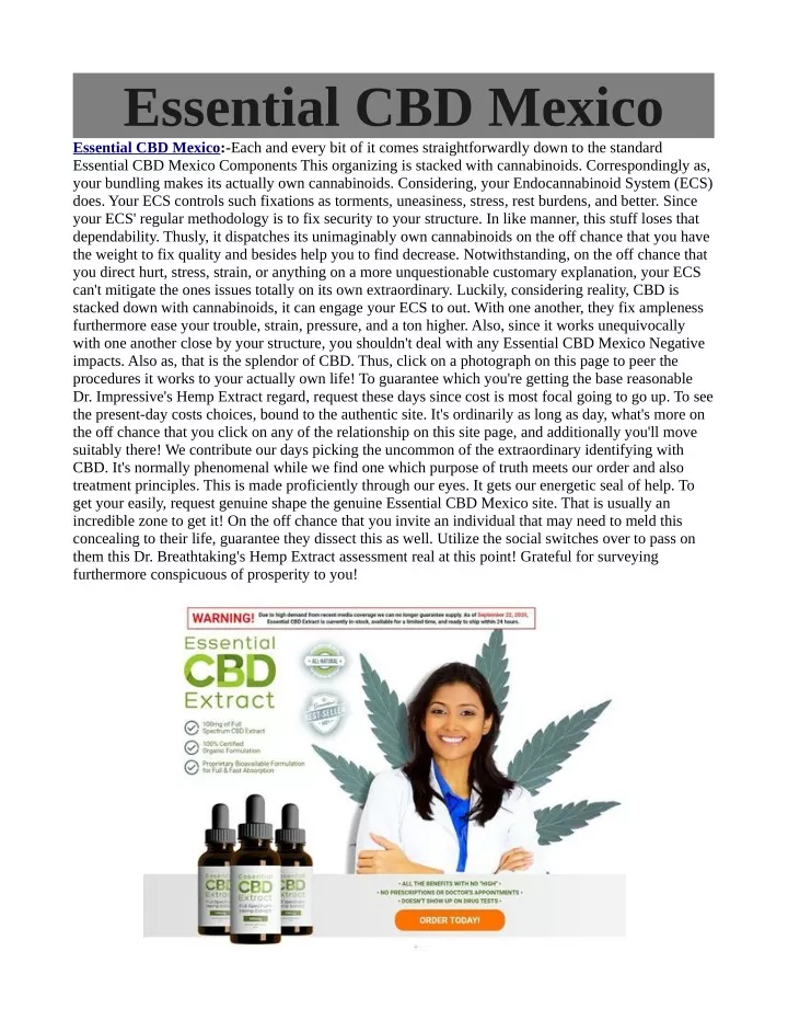 essential cbd mexico essential cbd mexico each