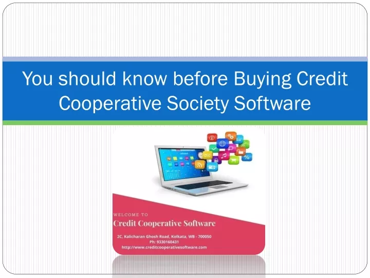 you should know before buying credit cooperative society software