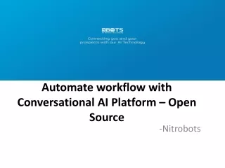 Conversational AI Platform -Nitrobots