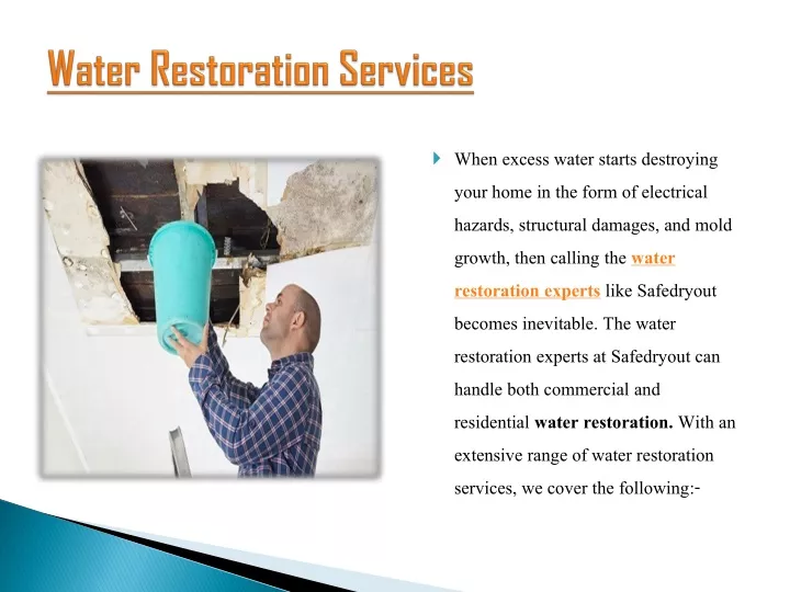 water restoration services