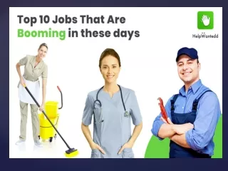 Top 10 Jobs That Are Booming in these days