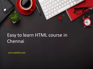 HTML training course in chennai