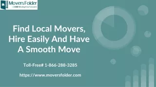 find local movers hire easily and have a smooth move