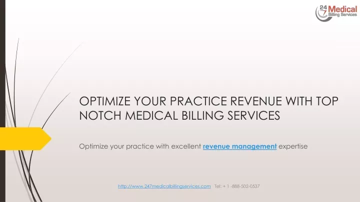 optimize your practice revenue with top notch medical billing services