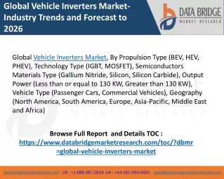 global vehicle inverters market industry trends