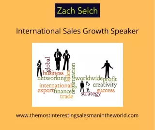 International Sales Growth Speaker