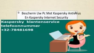 Bescherm Uw Pc Met Kaspersky Antivirus En Kaspersky Internet Security