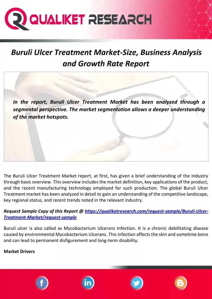 buruli ulcer treatment market size business
