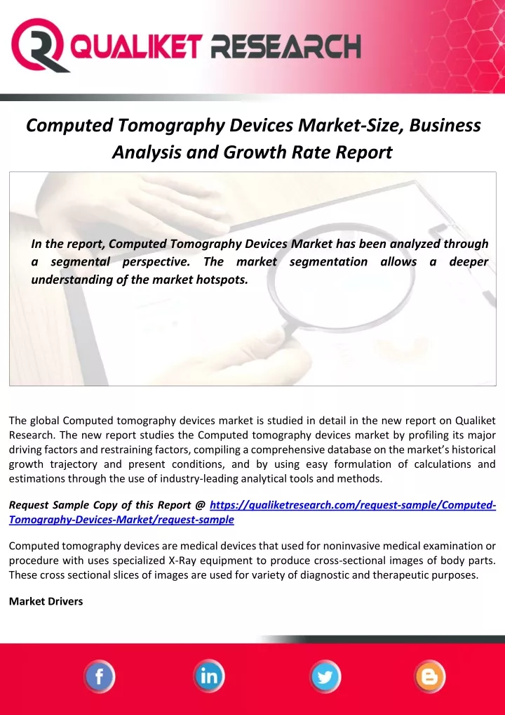 computed tomography devices market size business