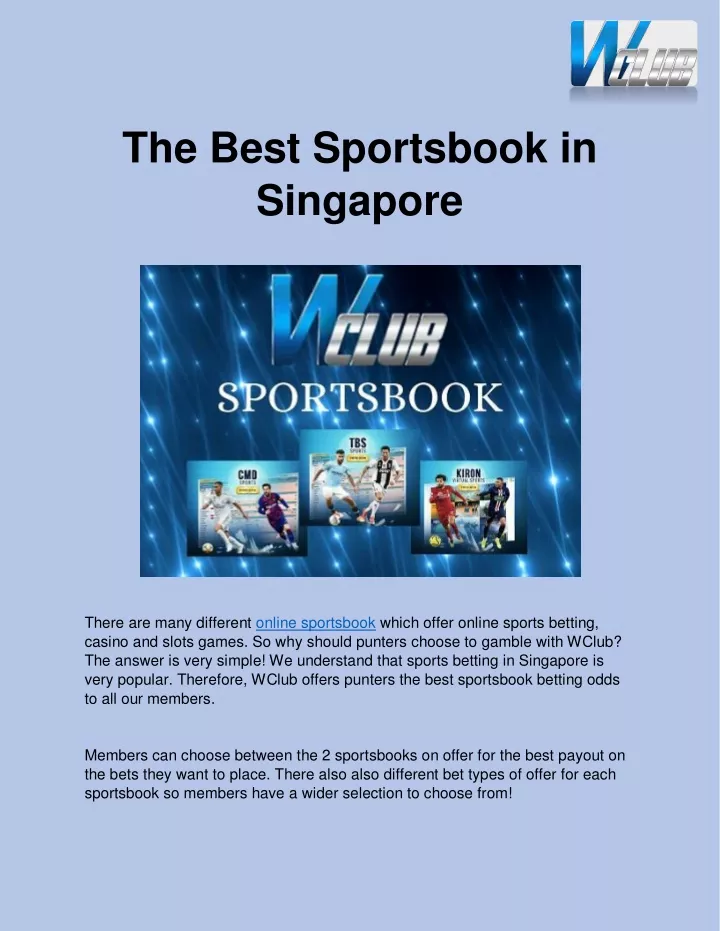 the best sportsbook in singapore
