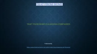 ThatFromHome
