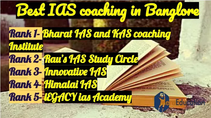 best ias coaching in banglore rank 1 rank