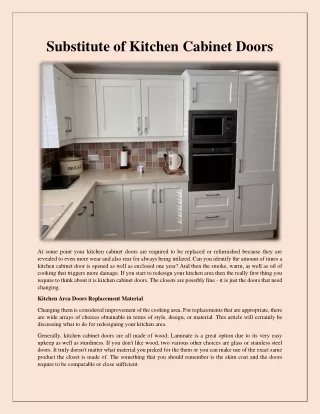 Fitted kitchens online