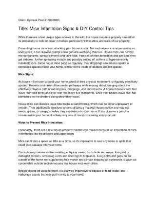 client cycreek pest 21 09 2020 title mice