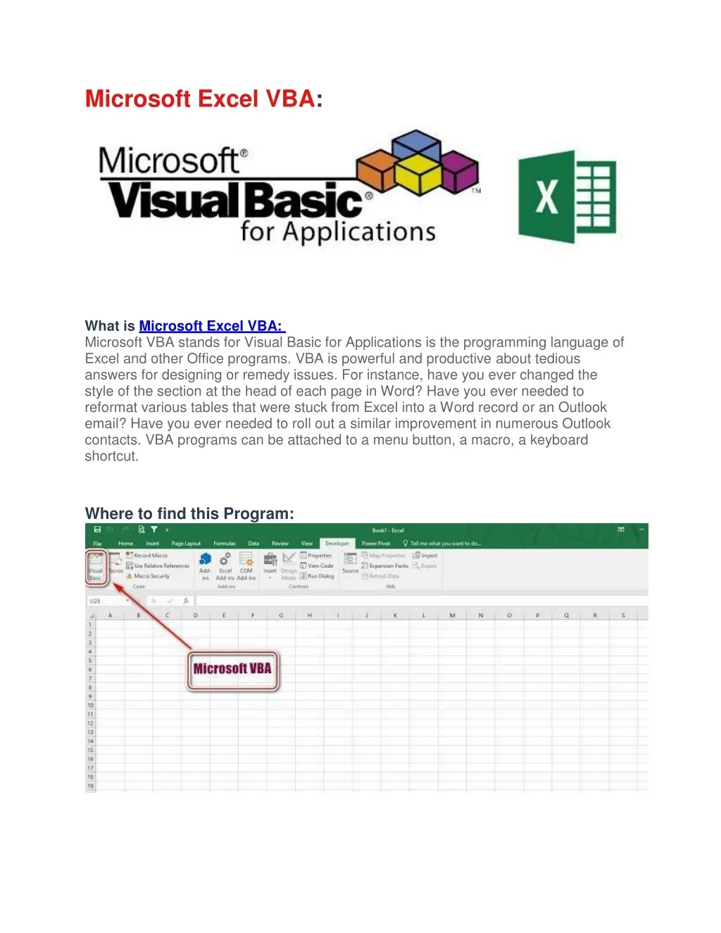PPT - Microsoft Excel VBA PowerPoint Presentation, free download - ID ...