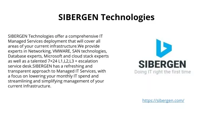sibergen technologies