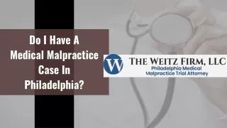 do i have a medical malpractice case