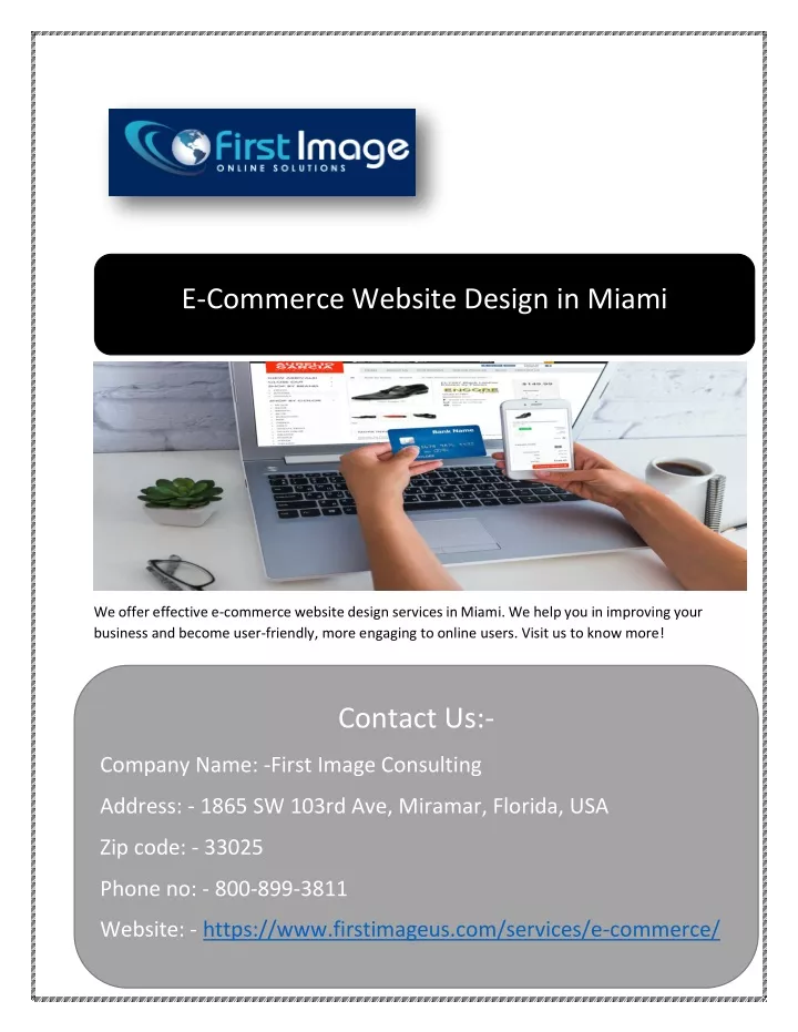 e commerce website design in miami