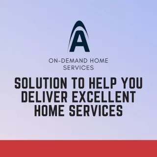 On Demand Home Services App
