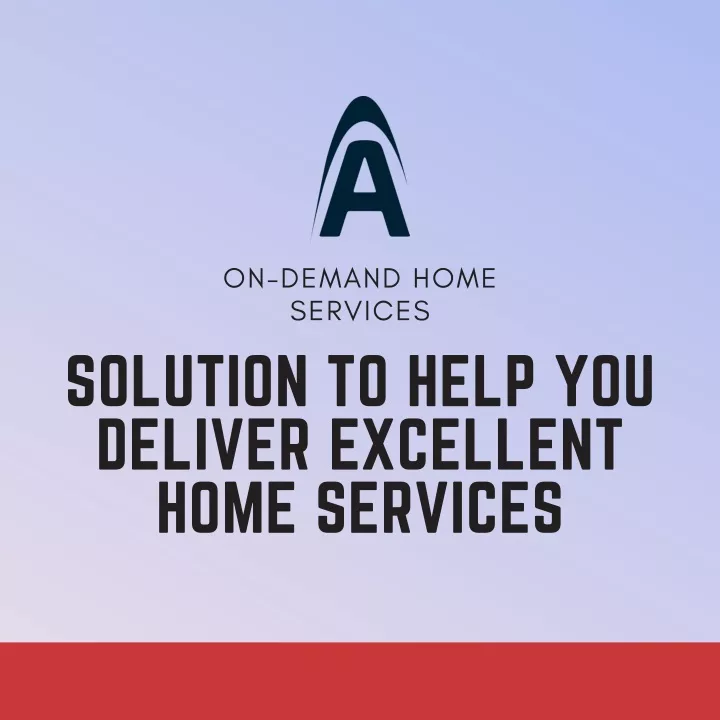 on demand home services