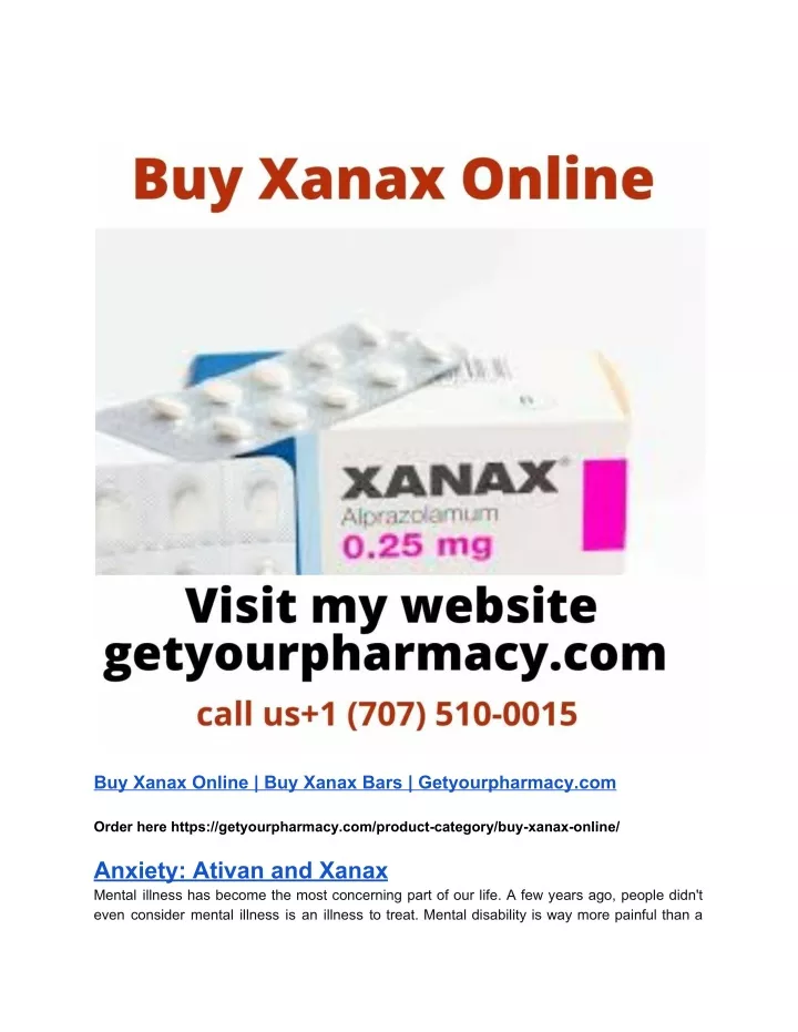 buy xanax online buy xanax bars getyourpharmacy