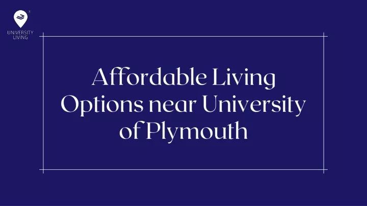 affordable living options near university