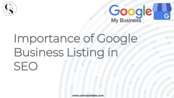 importance of google business listing in seo