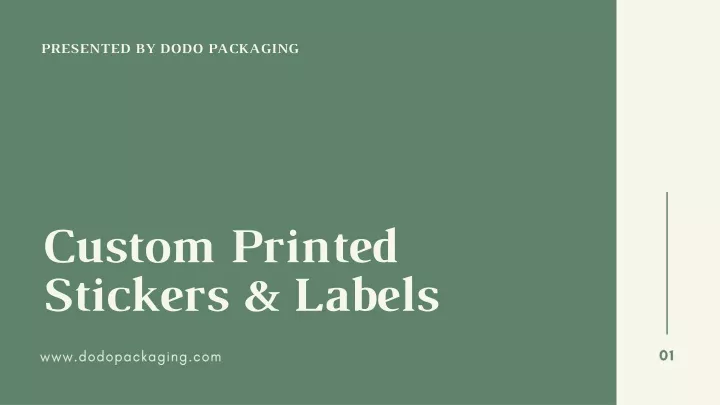 custom printed stickers labels