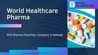 PCD Pharma Franchise Company in  Ambala