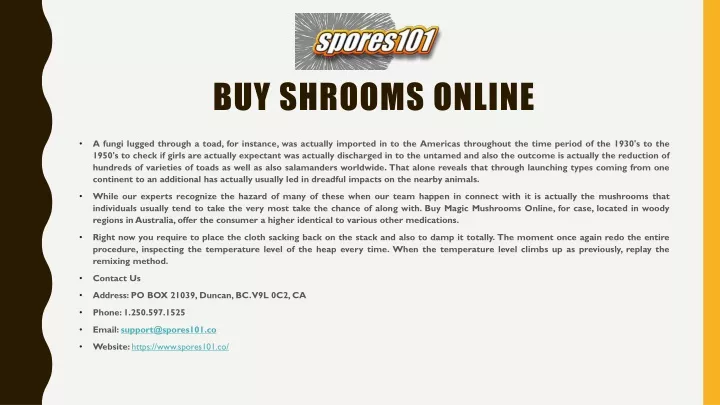 buy shrooms online