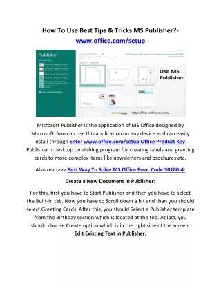 how to use best tips tricks ms publisher