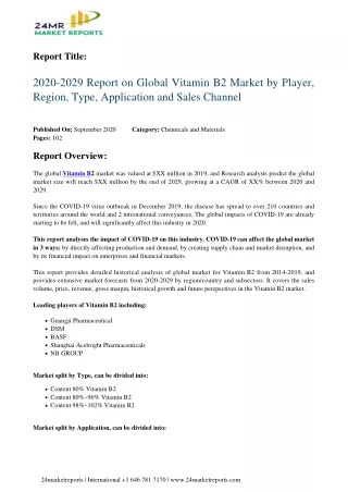report title