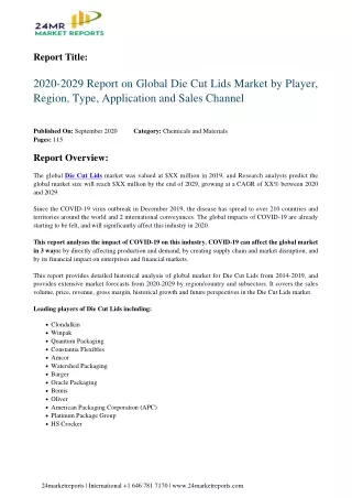 report title