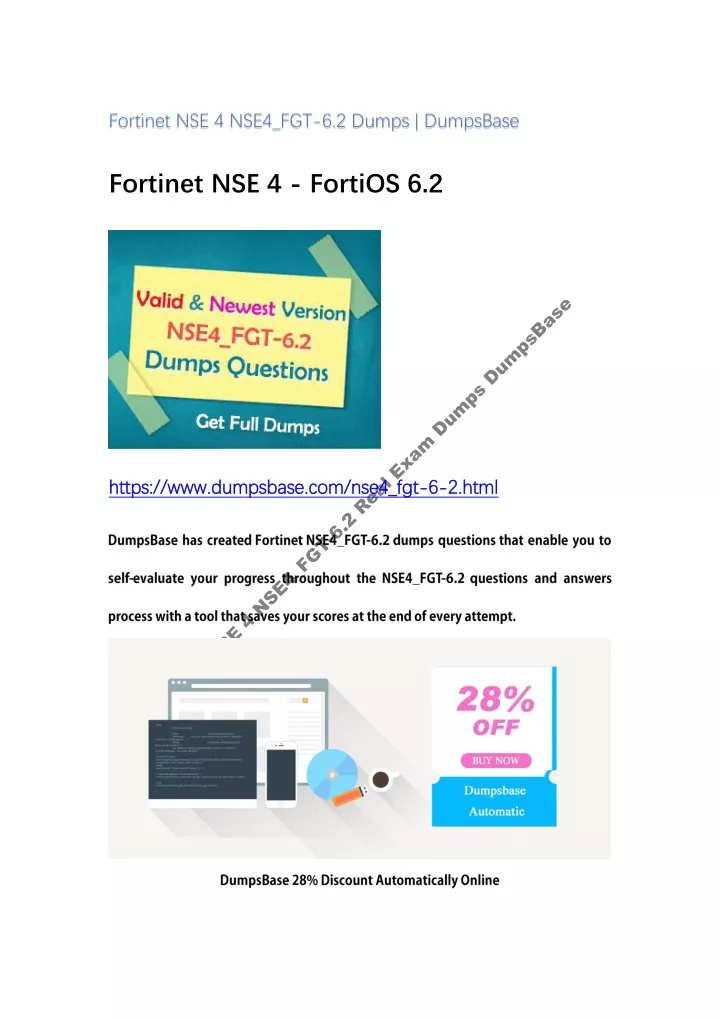 fortinet nse 4 nse4 fgt 6 2 dumps dumpsbase