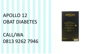 MANJUR, Menurunkan Gula Darah Diabetes dengan Apollo 12 0813 9262 7946 di area Grogol Cengkareng Jakarta Barat