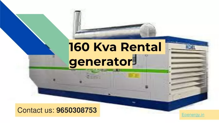 160 kva rental generator