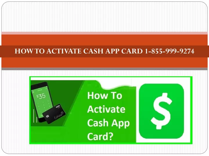 how to activate cash app card 1 855 999 9274