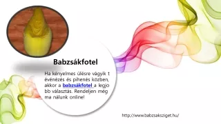 Babzsákfotel