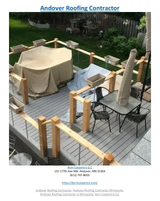 andover roofing contractor